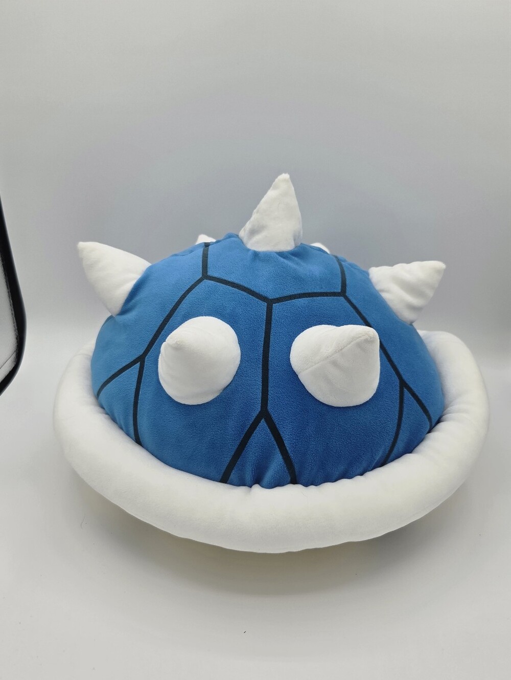 Super Mario Bros Blue Spiny Shell Turtle Plush Washable 12x16 in 2023